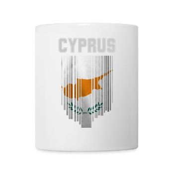 Zypern Flagge, Zypriotischer Stolz - Tasse - Weiß - Vorne
