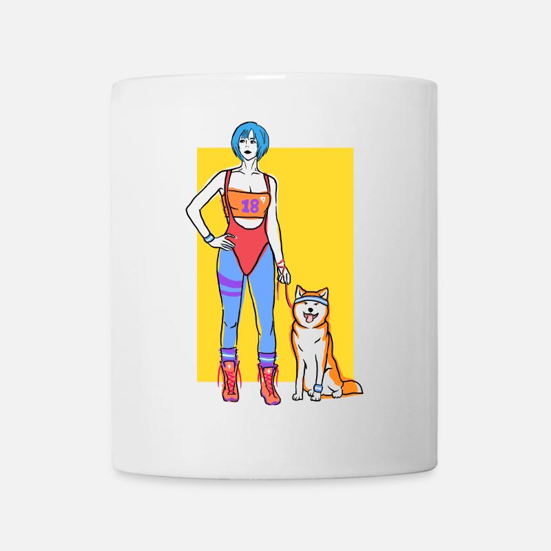 80s People V02 - Mug - white