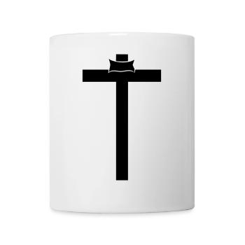 Croix de jesus - Mug blanc - blanc - Devant