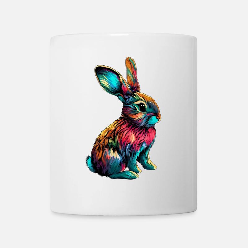 Kaninchen - Tasse - Weiß