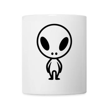Außerirdischer - Tasse - Weiß - Vorne
