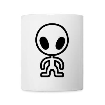Außerirdischer - Tasse - Weiß - Vorne