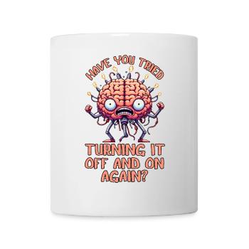 Have you tried turning it off & on again? - Mug - white - Front