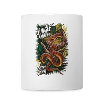 Serpent Jungles Ambush Illustration - Mug blanc - blanc - Devant
