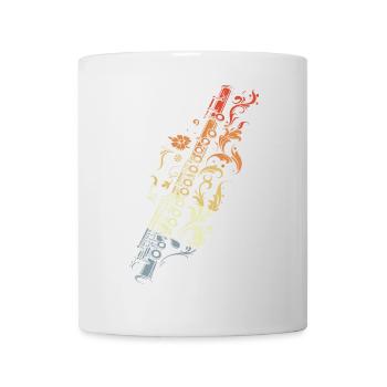 Flute Graphic Retro Style - Mug - white - Front