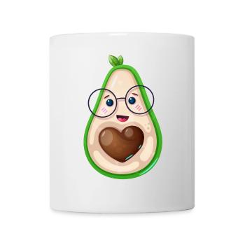 Anwalt-Geek-Herzbrille - Tasse - Weiß - Vorne