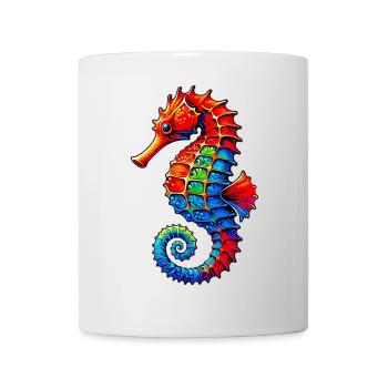 Hippocampe - Mug blanc - blanc - Devant