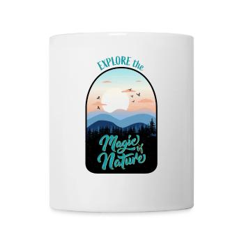 Camper, Abenteurer und Naturburschen - Tasse - Weiß - Vorne
