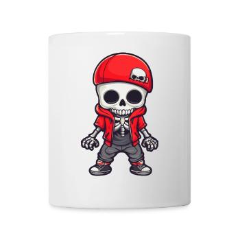 Zombie Halloween Skeleton - Mug - white - Front
