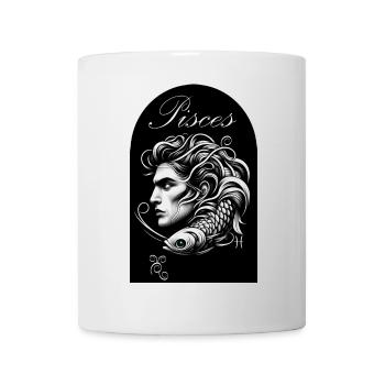 Pisces Porträt Sternzeichen Fische - Tasse - Weiß - Vorne