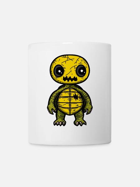 Schildkröte Halloween Tier - Tasse - Weiß