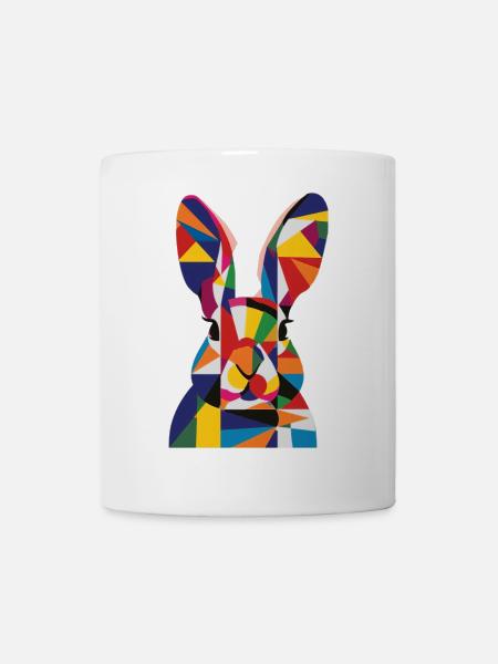 Kaninchen - Tasse - Weiß