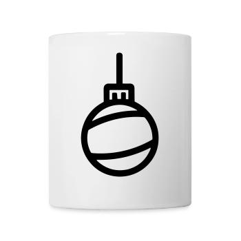 Weihnachtskugel - Tasse - Weiß - Vorne