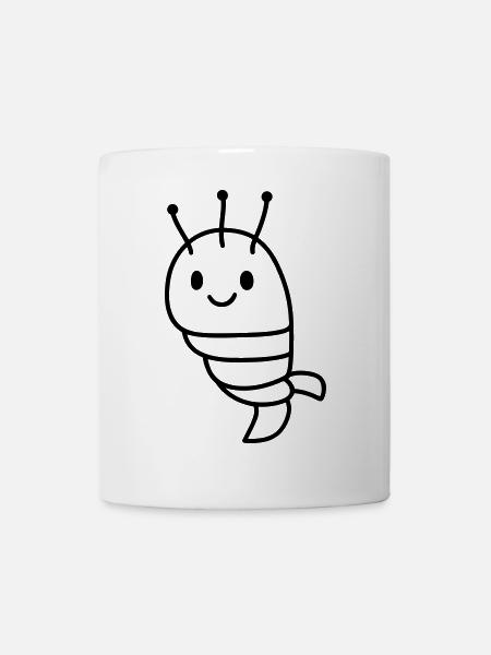Garnele - Tasse - Weiß