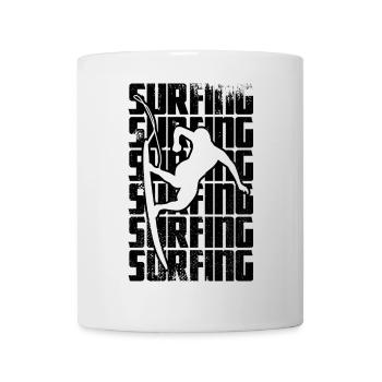 Surfing - Mug - white - Front