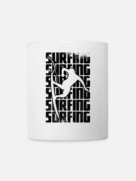 Surfing - Tasse - Weiß