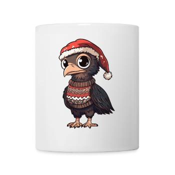 Harpyie Vogel Weihnachten Comic - Tasse - Weiß - Vorne