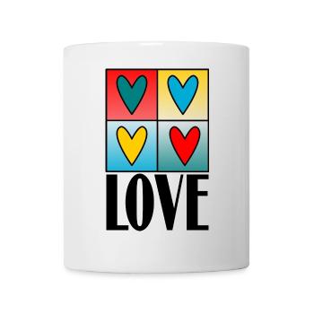 HEART. DAD. MOM. NOEL. CHRISTMAS. Bachelorette party. BEBE. CHILD. - Mug - white - Front