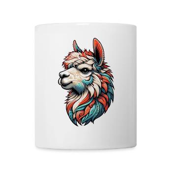 Alpaka - Tasse - Weiß - Vorne