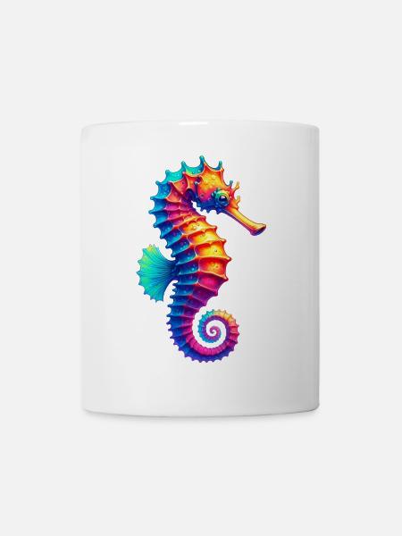 Seepferdchen - Tasse - Weiß