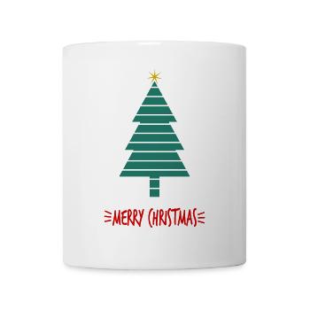 WEIHNACHTEN. FROHE WEIHNACHTEN. FROHE WEIHNACHTEN. WEIHNACHTSMANN - Tasse - Weiß - Vorne