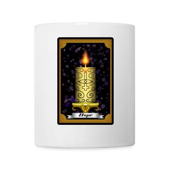 Carte de Tarot "Hope" - Mug blanc - blanc - Devant