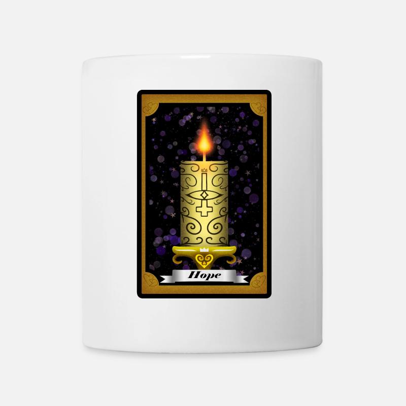 Tarotkarte "Hoffnung" - Tasse - Weiß