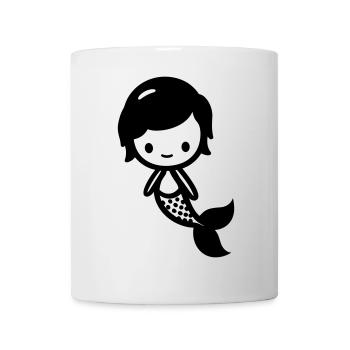 Meerjungfrau - Tasse - Weiß - Vorne
