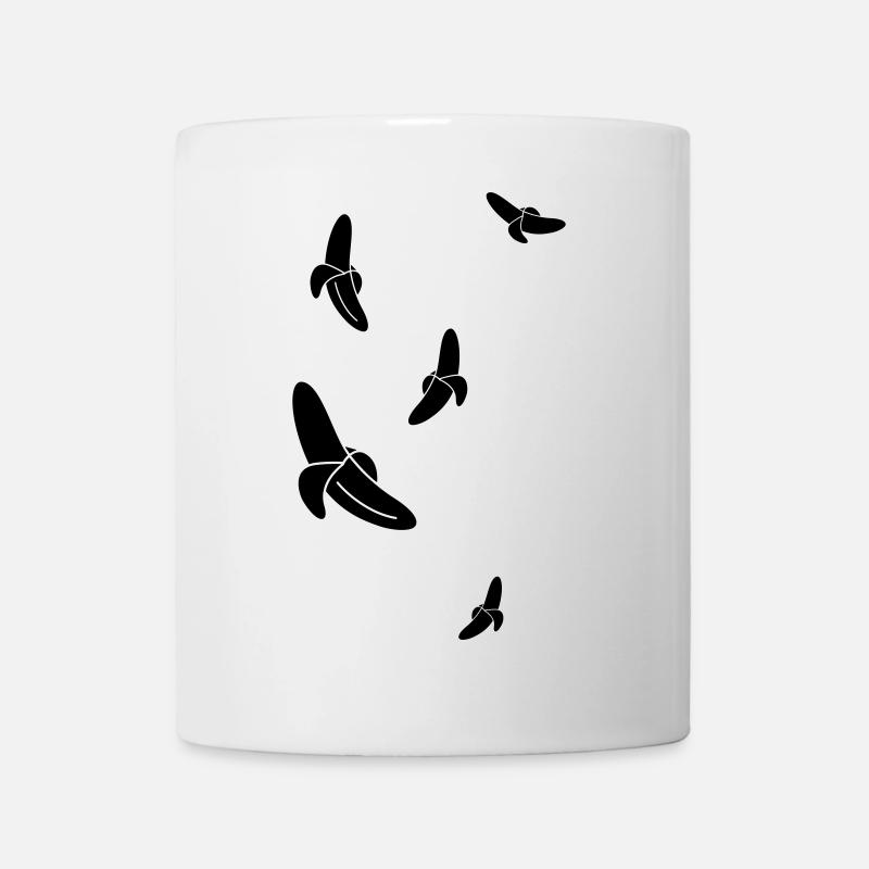 Fliegende Bananen - Tasse - Weiß