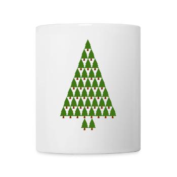 arbre de Noël arbre de Noël arbre de Noël - Mug blanc - blanc - Devant