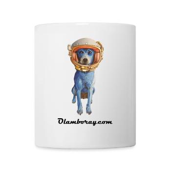 Laly Blue Cosmonaute - Mug - white - Front