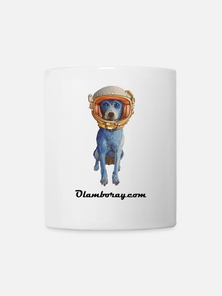 Laly Blue Cosmonaute - Mug blanc - blanc