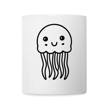 Méduse - Mug blanc - blanc - Devant
