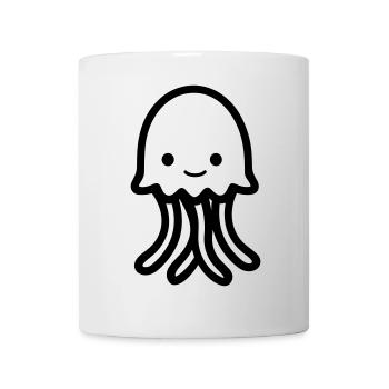 Méduse - Mug blanc - blanc - Devant