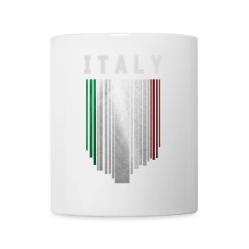 Drapeau de l’Italie, fierté italienne - Mug blanc - blanc - Devant