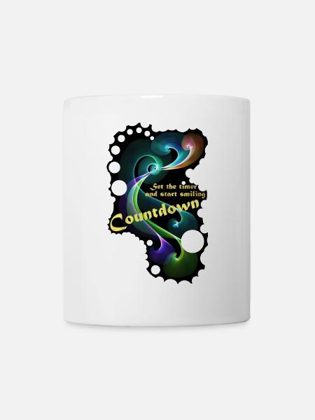 Countdown Smiling timer - Mug - white
