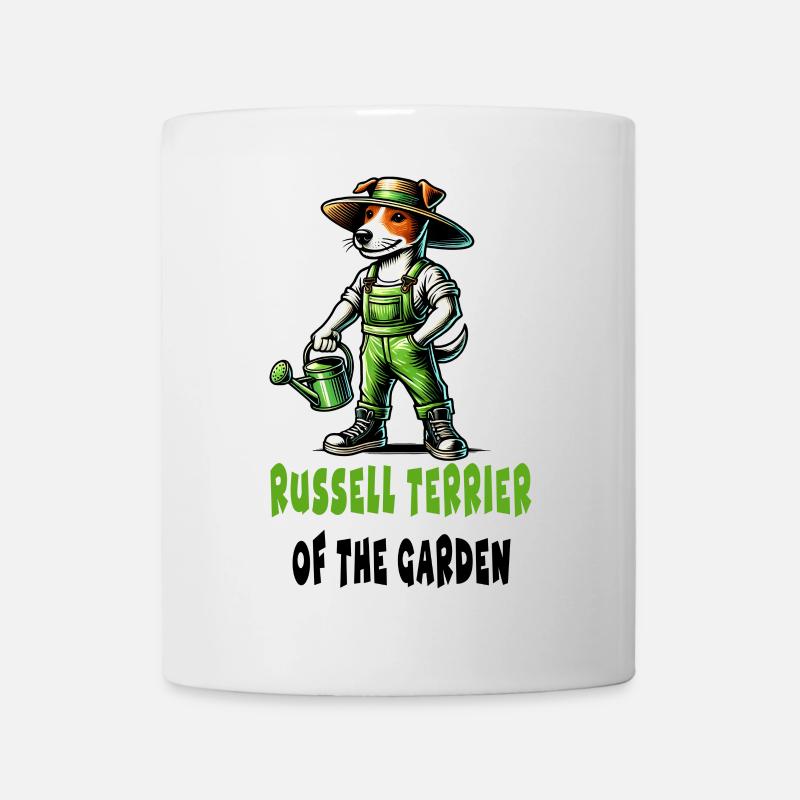 Jack Russell Terrier Gärtner - Tasse - Weiß