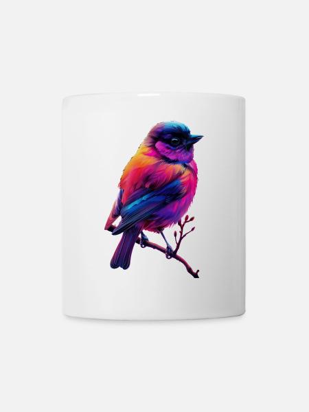Meise - Tasse - Weiß