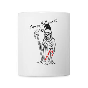 Grim Reaper with Candy Cane Halloween - Mug - white - Front