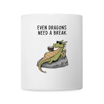 Lounging Dragon - Tasse - Weiß - Vorne
