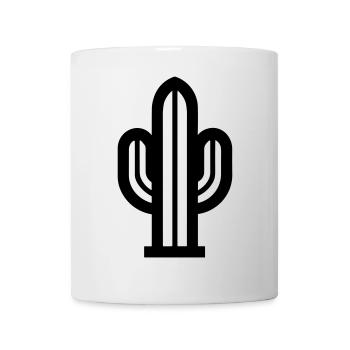 Kaktus - Tasse - Weiß - Vorne
