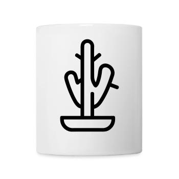 Kaktus - Tasse - Weiß - Vorne