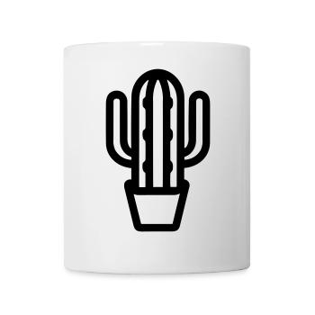 Kaktus - Tasse - Weiß - Vorne