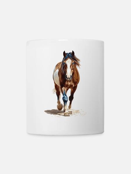 Pferd - Tasse - Weiß