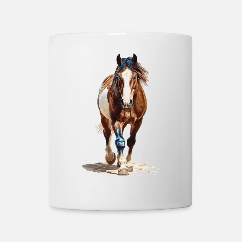 Pferd - Tasse - Weiß