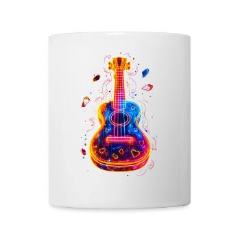 90er Jahre Ukulele - Tasse - Weiß - Vorne