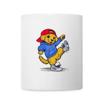Dance Vibes: Golden Retriever - Tasse - Weiß - Vorne