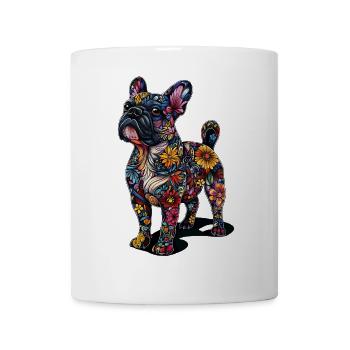 Bulldogge - Tasse - Weiß - Vorne
