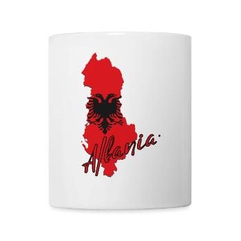 Albanian flag, Albanian pride - Mug - white - Front