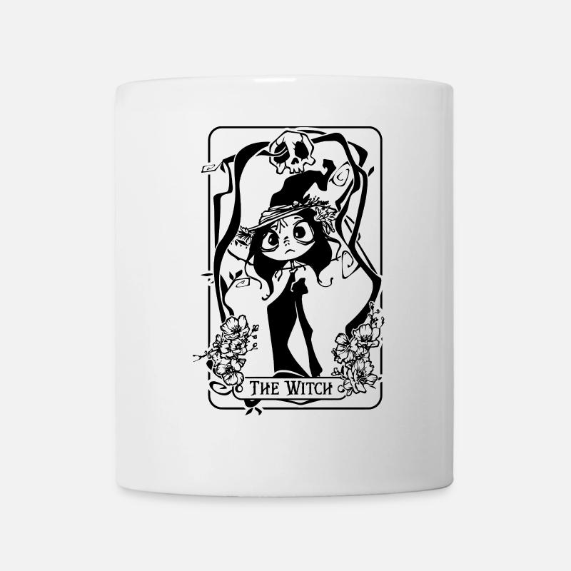 The Witch Funny Gothic Tarot Cards - Mug - white